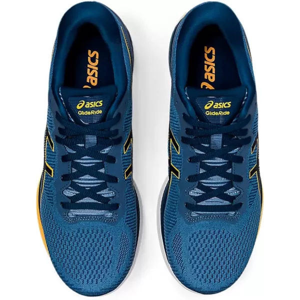imageASICS Mens Glideride Running ShoesGrey FlossMako Blue