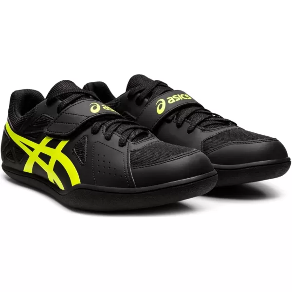 imageASICS Mens Hyper Throw 3 Track  Field ShoesBlackSafety Yellow