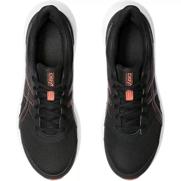 imageASICS Mens JOLT 4 4E Running ShoesBlack Sunrise Red