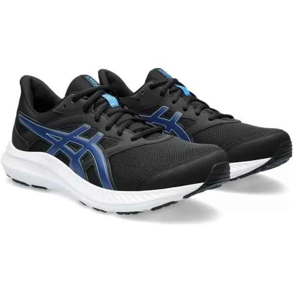 imageASICS Mens JOLT 4 4E Running ShoesBlackBlue Expanse