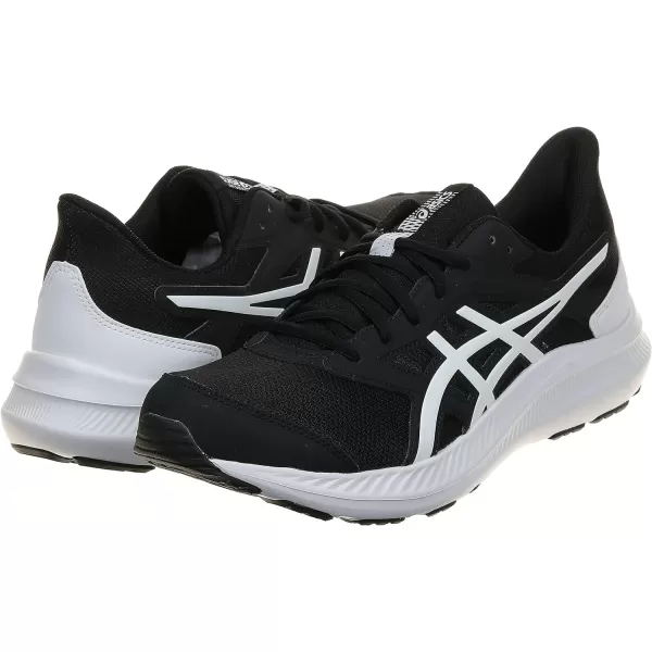 imageASICS Mens JOLT 4 Running ShoesBlack White