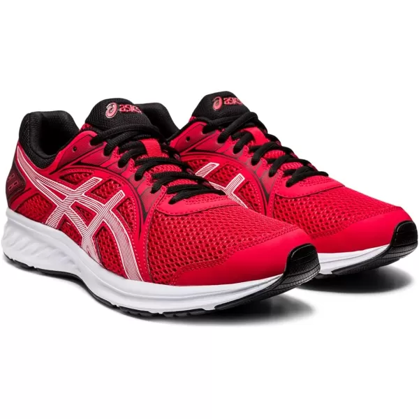 imageASICS Mens Jolt 2 Running ShoesClassic RedWhite