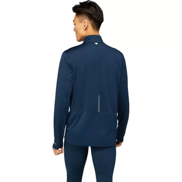 imageASICS Mens LITEShow Winter 12 Zip TOP Running ApparelFrench Blue