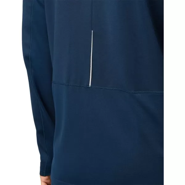 imageASICS Mens LITEShow Winter 12 Zip TOP Running ApparelFrench Blue