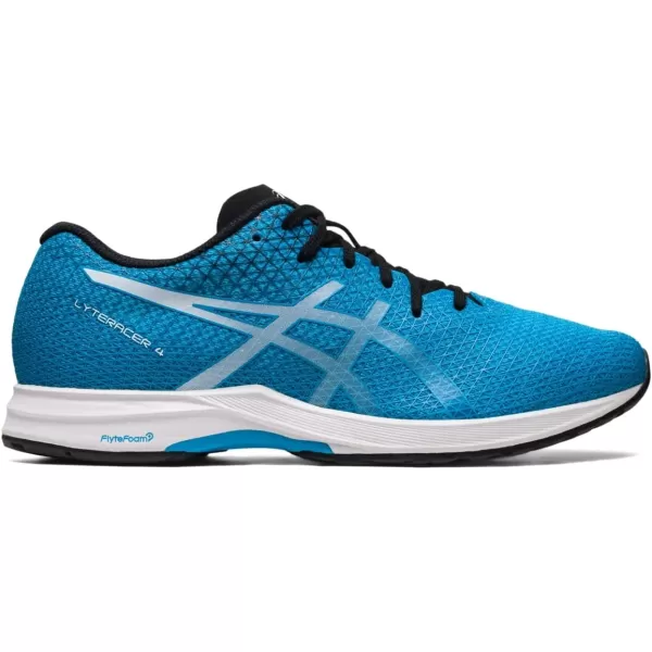 imageASICS Mens LYTERACER 4 Running Shoes 7 BlackClassic RED13 Island BlueWhite