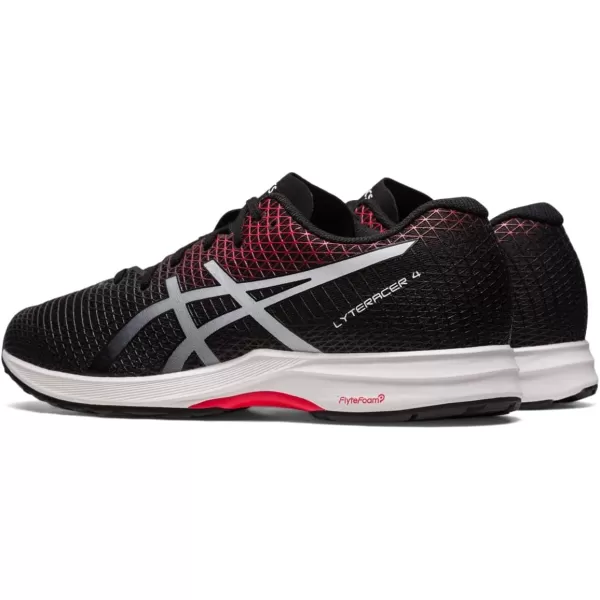 imageASICS Mens LYTERACER 4 Running Shoes 7 BlackClassic RED7 BlackClassic Red