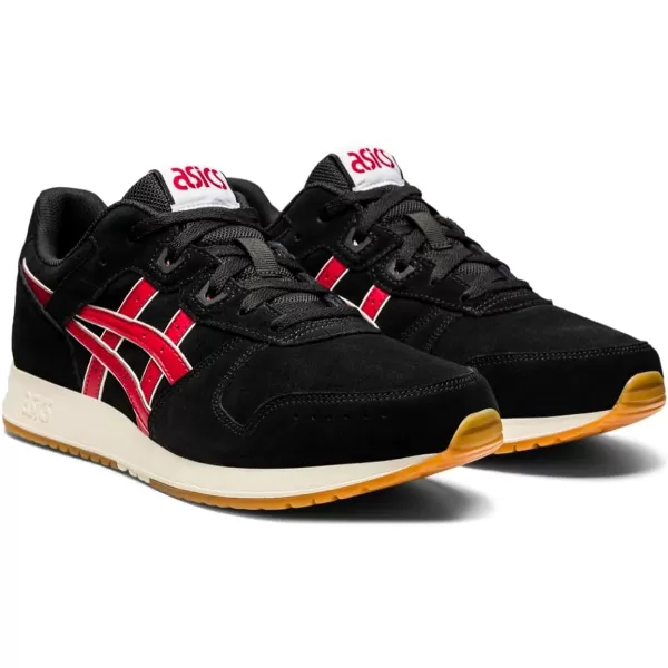imageASICS Mens Lyte Classic Sportstyle ShoeBlackCranberry