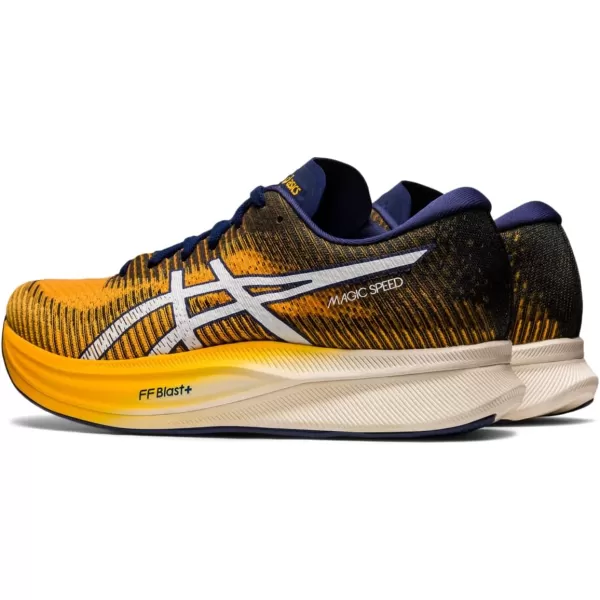 imageASICS Mens Magic Speed 2 Running ShoesAmberWhite