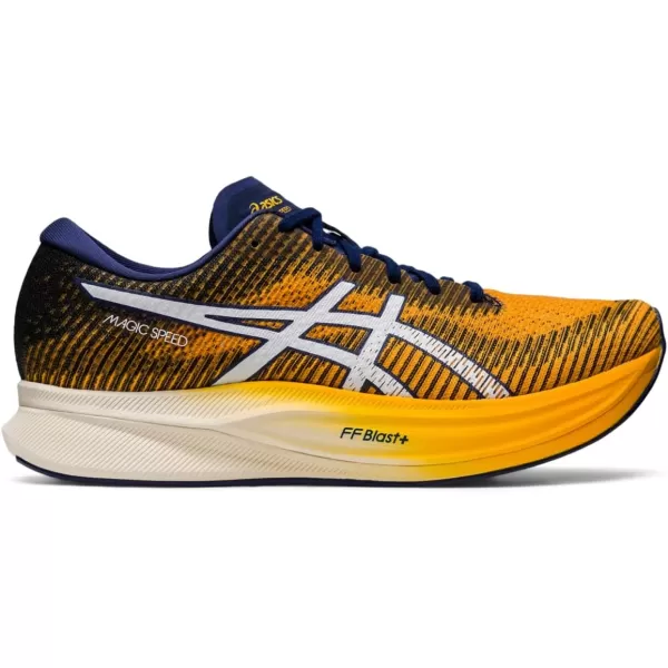 imageASICS Mens Magic Speed 2 Running ShoesAmberWhite