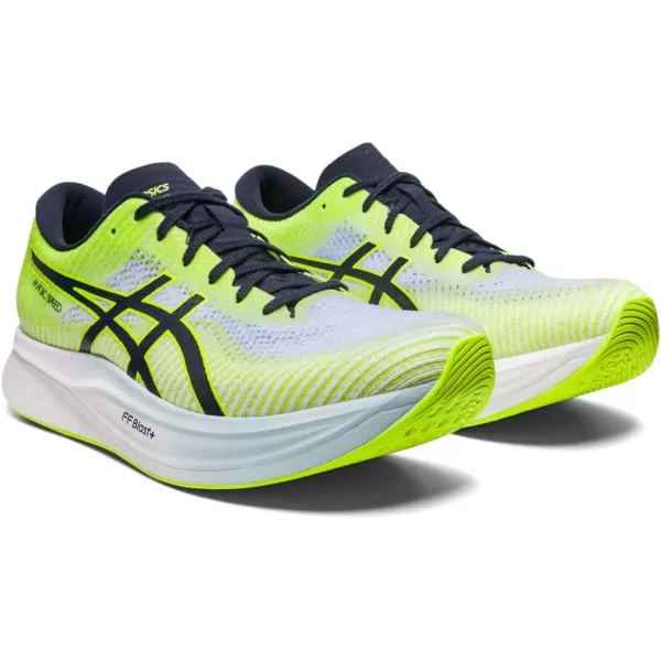 imageASICS Mens Magic Speed 2 Running ShoesHazard GreenMidnight
