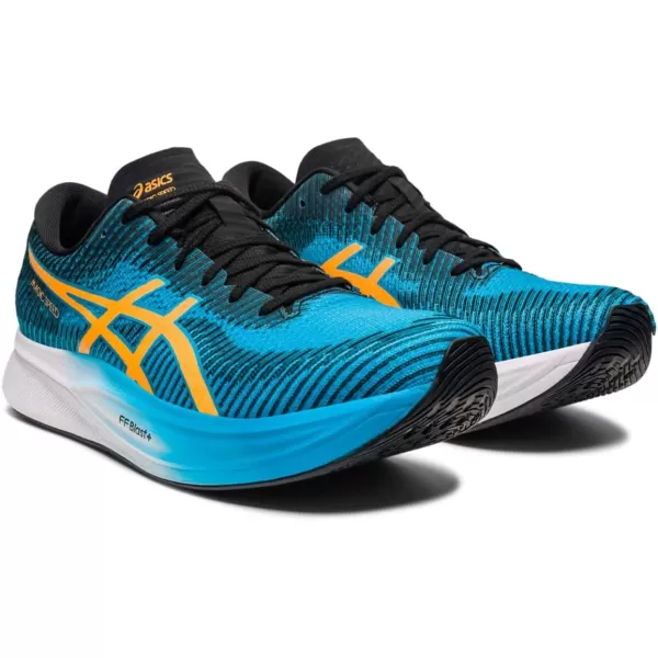 imageASICS Mens Magic Speed 2 Running ShoesIsland BlueOrange Pop