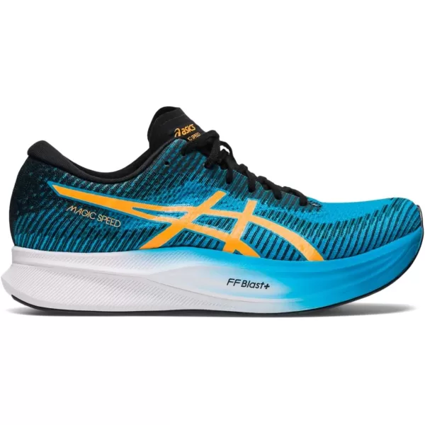 imageASICS Mens Magic Speed 2 Running ShoesIsland BlueOrange Pop