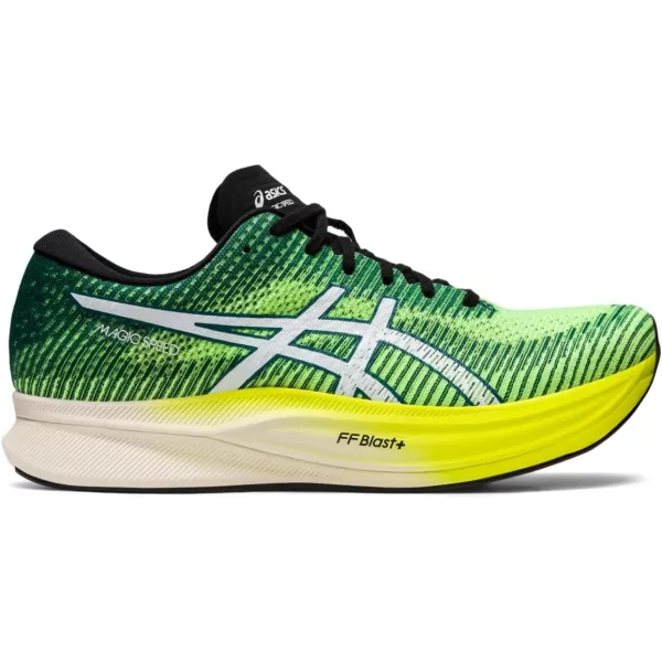 imageASICS Mens Magic Speed 2 Running ShoesSafety YellowWhite