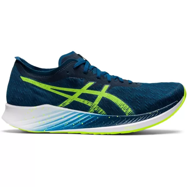 imageASICS Mens Magic Speed Running ShoesMako BlueHazard Green