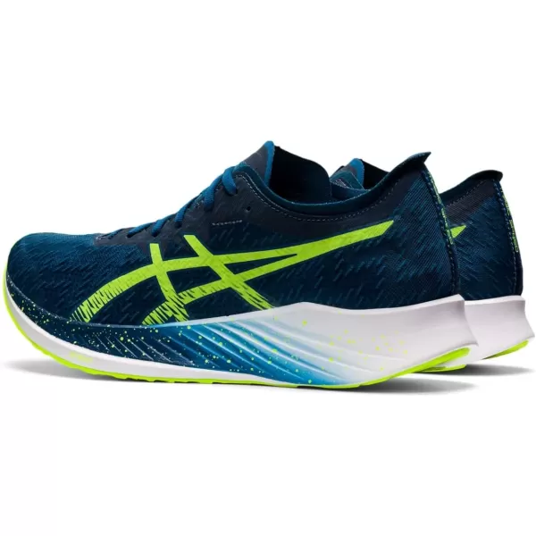 imageASICS Mens Magic Speed Running ShoesMako BlueHazard Green