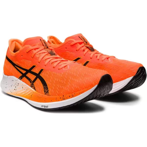 imageASICS Mens Magic Speed Running ShoesShocking OrangeBlack