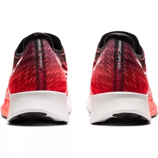 imageASICS Mens Magic Speed Running ShoesSunrise RedWhite