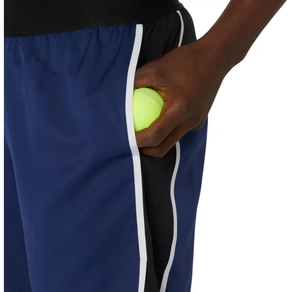 imageASICS Mens Match 7IN Short Tennis ApparelBlue Expanse
