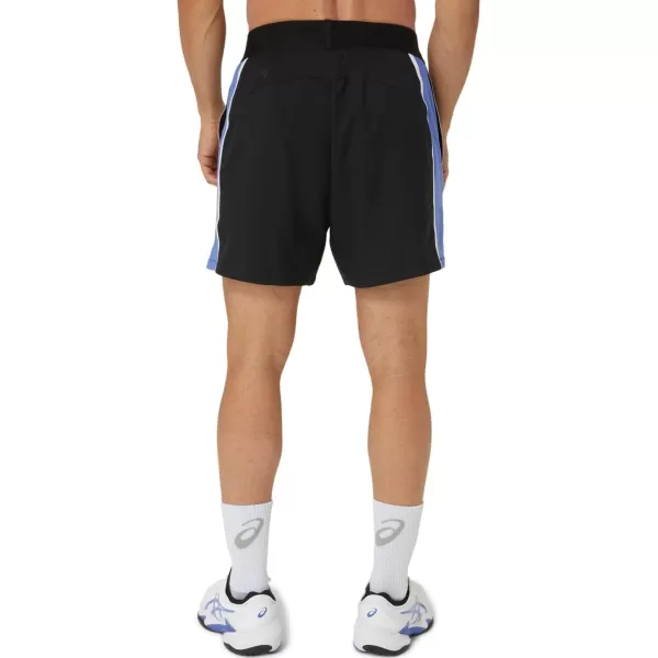 imageASICS Mens Match 7IN Short Tennis ApparelPerformance Black