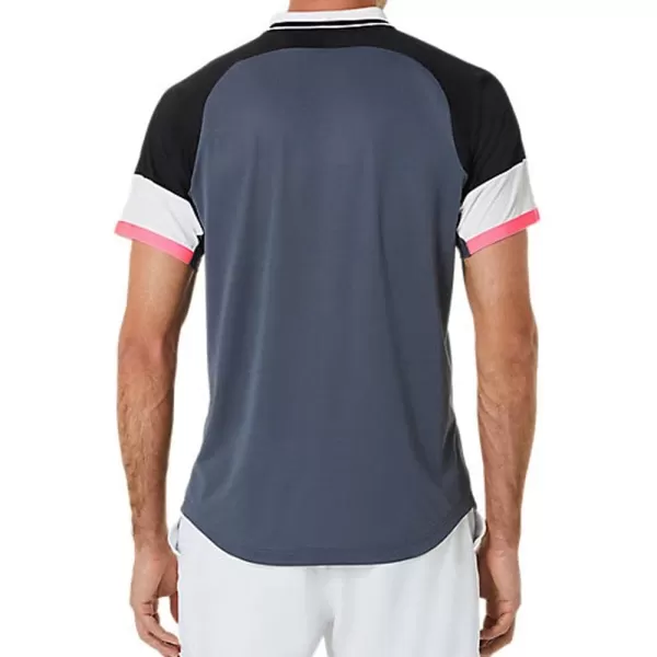 imageASICS Mens Match Polo ShirtDusk VioletSoft Sky