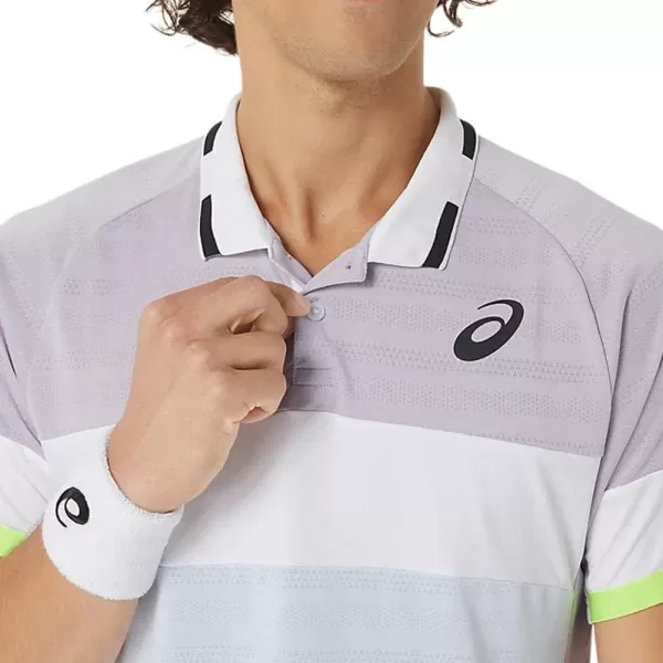 imageASICS Mens Match Polo ShirtPerformance BlackCarrier Grey