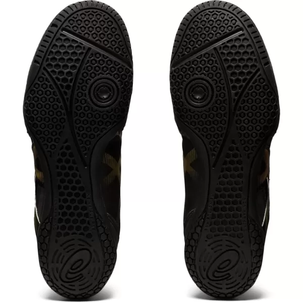 imageASICS Mens Matcontrol 2 Wrestling ShoesBlackPure Gold