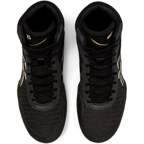 imageASICS Mens Matcontrol 2 Wrestling ShoesBlackPure Gold