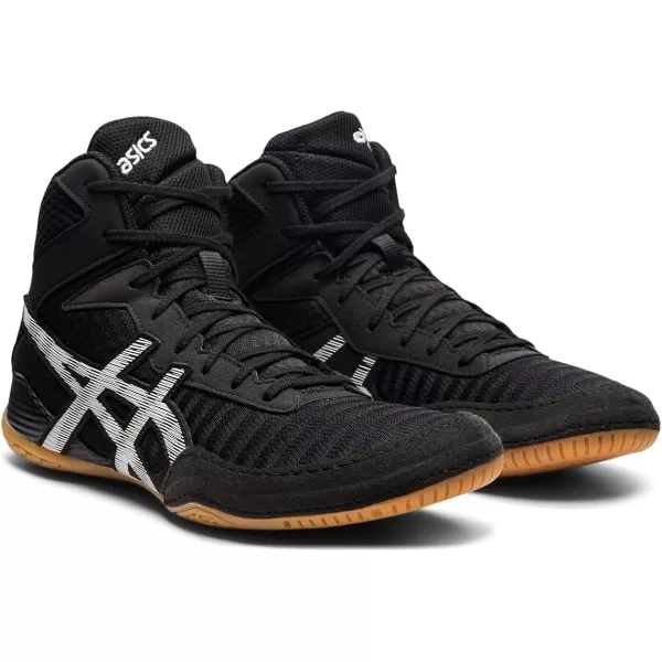 imageASICS Mens Matcontrol 2 Wrestling ShoesBlackWhite