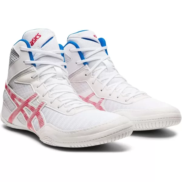 imageASICS Mens Matcontrol 2 Wrestling ShoesWhiteElectric Red