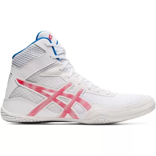 imageASICS Mens Matcontrol 2 Wrestling ShoesWhiteElectric Red