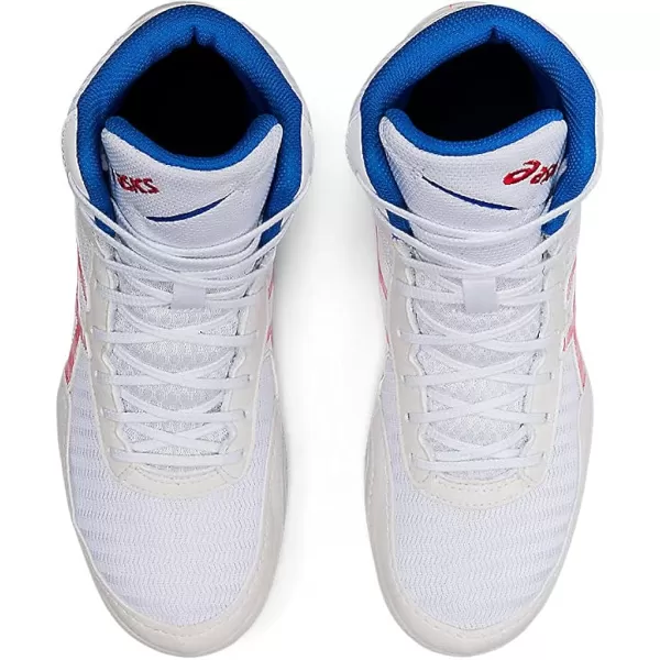 imageASICS Mens Matcontrol 2 Wrestling ShoesWhiteElectric Red