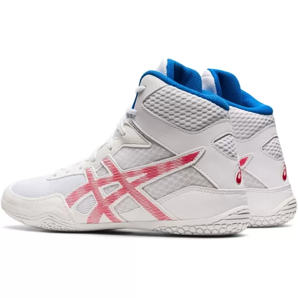 imageASICS Mens Matcontrol 2 Wrestling ShoesWhiteElectric Red