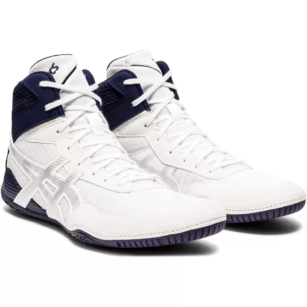 imageASICS Mens Matcontrol 2 Wrestling ShoesWhitePure Silver