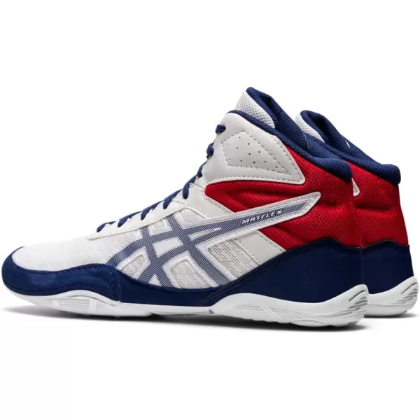 imageASICS Mens Matflex 6 Wrestling ShoesWhiteDeep Ocean