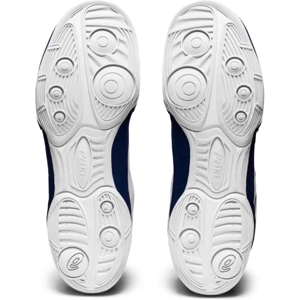 imageASICS Mens Matflex 6 Wrestling ShoesWhiteDeep Ocean