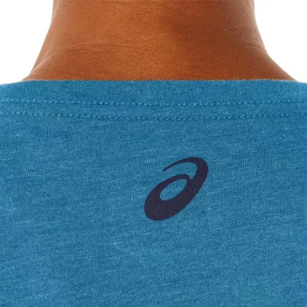 imageASICS Mens Mens 1977 MTN TEE Training ApparelIsland Blue Heather