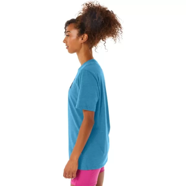 imageASICS Mens Mens 1977 MTN TEE Training ApparelIsland Blue Heather