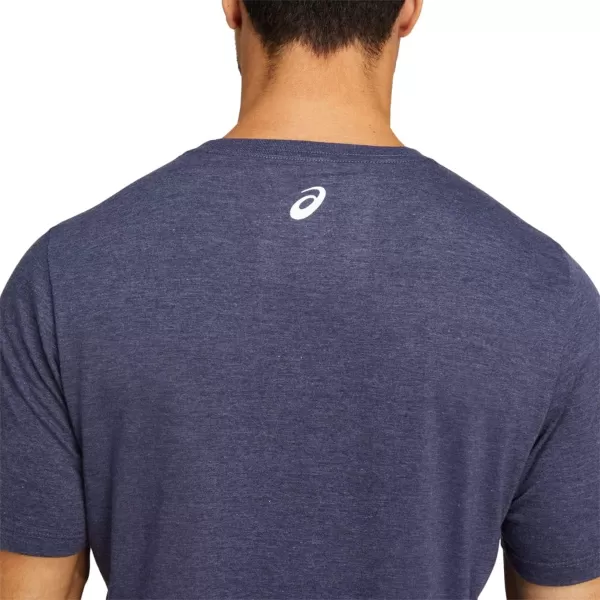 imageASICS Mens Mens 1977 MTN TEE Training ApparelPeacoat Heather
