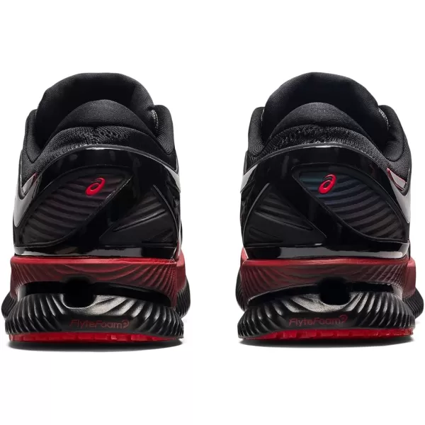 imageASICS Mens Metaride Running ShoesBlackElectric Red