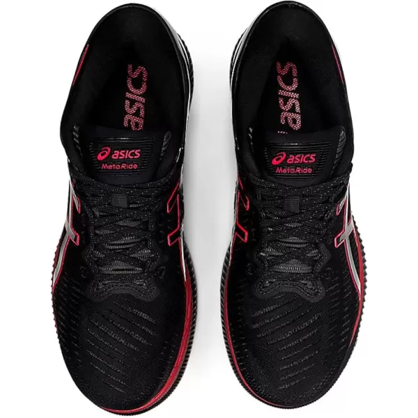 imageASICS Mens Metaride Running ShoesBlackElectric Red