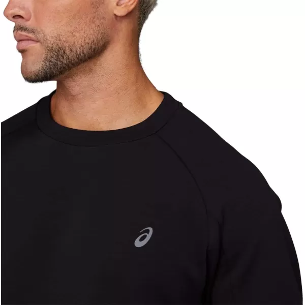 imageASICS Mens Mobility Knit Crew Running ApparelPerformance Black