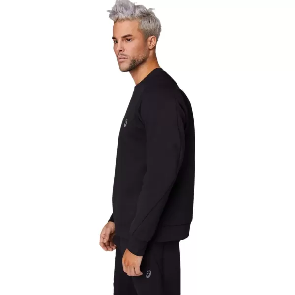 imageASICS Mens Mobility Knit Crew Running ApparelPerformance Black