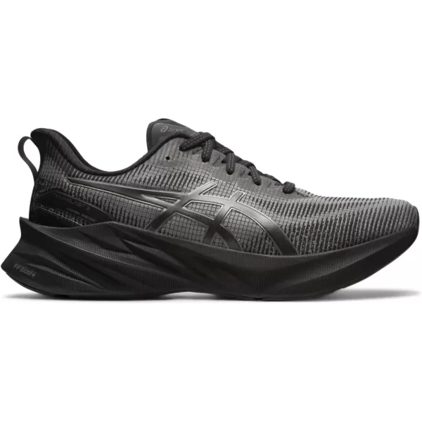 imageASICS Mens NOVABLAST 3 LE Running ShoesBlackGraphite Grey