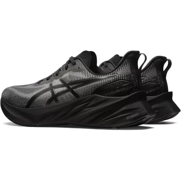 imageASICS Mens NOVABLAST 3 LE Running ShoesBlackGraphite Grey