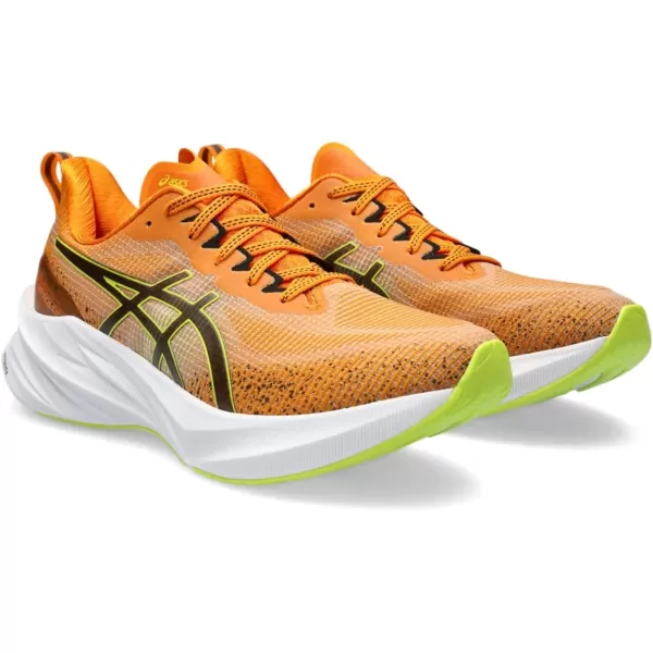 imageASICS Mens NOVABLAST 3 LE Running ShoesBright OrangeNeon Lime