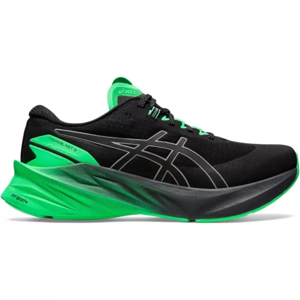 imageASICS Mens NOVABLAST 3 LITEShow Running ShoesBlackNew Leaf