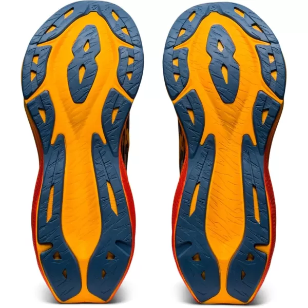 imageASICS Mens NOVABLAST 3 Running ShoesBlackAmber