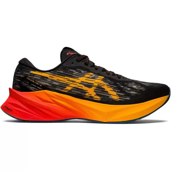 imageASICS Mens NOVABLAST 3 Running ShoesBlackAmber