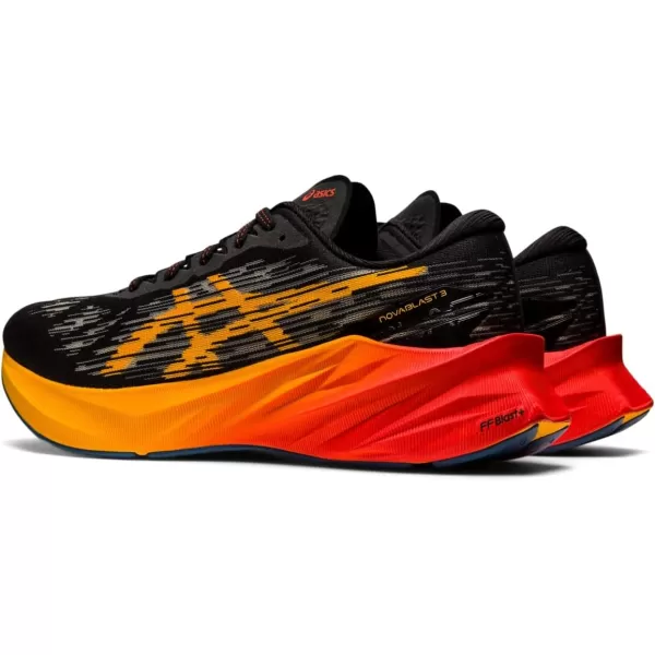 imageASICS Mens NOVABLAST 3 Running ShoesBlackAmber