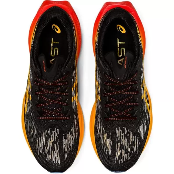 imageASICS Mens NOVABLAST 3 Running ShoesBlackAmber